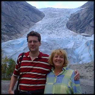 Zelfde gletscher.  Andere combinbatie van personen.