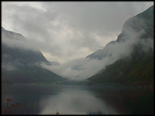 Osterbövatnet in de mist