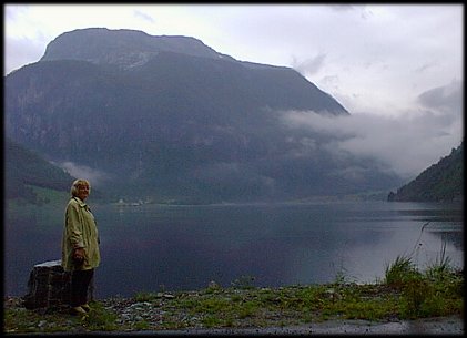 Osterbövatnet in de mist